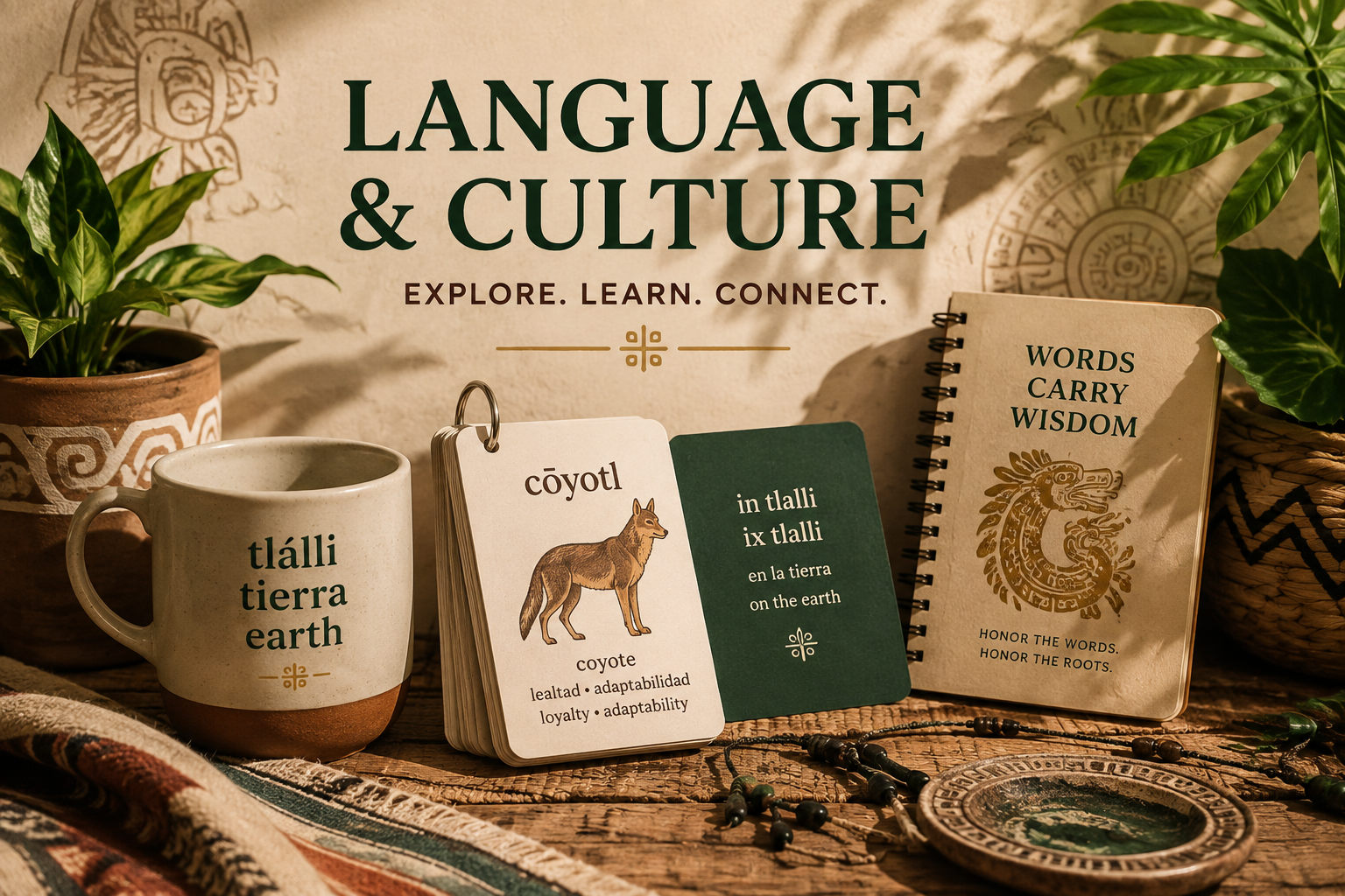 Language & culture: Learn and Connect.