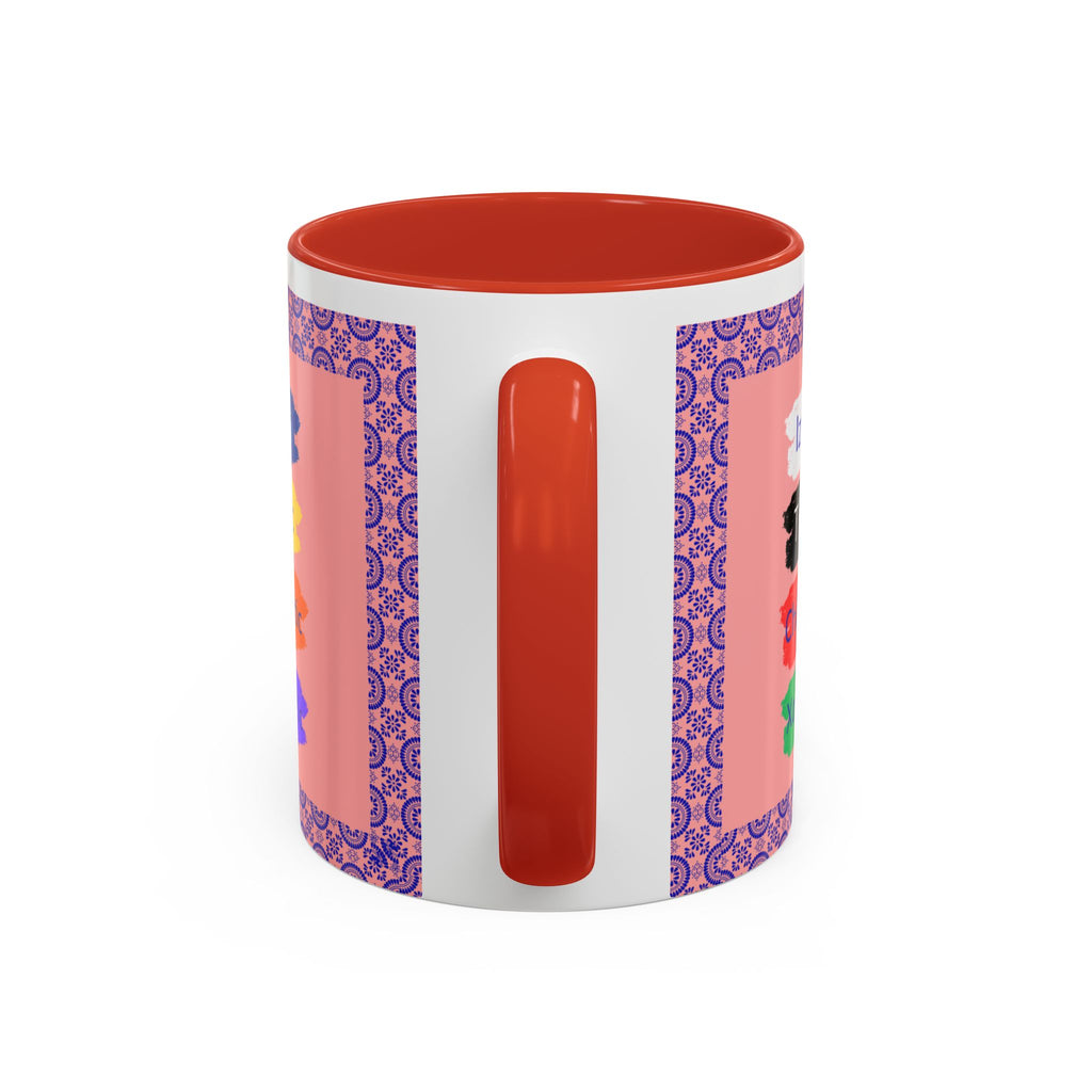 Un Traguito de Náhuatl | Learn Nahuatl Colors Mug | Tlaloc Coffee Mug (11oz)