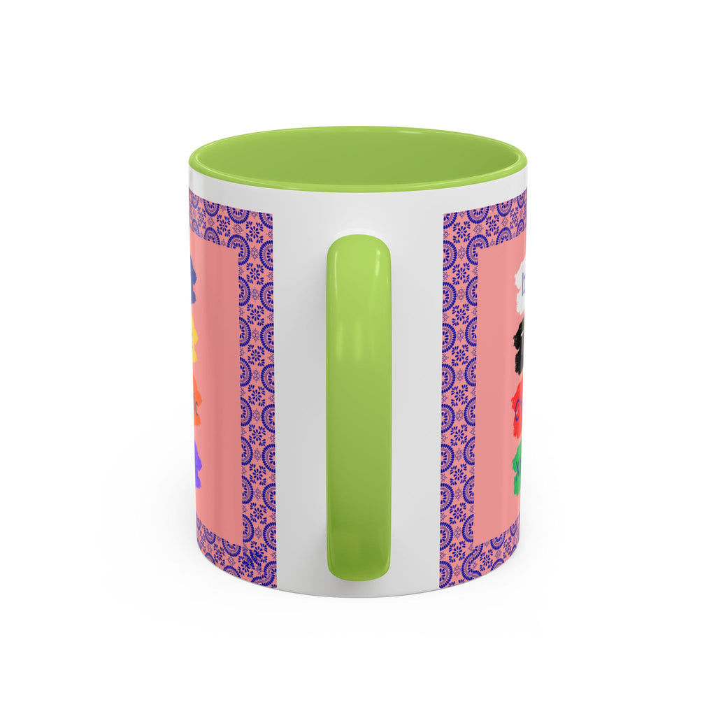 Un Traguito de Náhuatl | Learn Nahuatl Colors Mug | Tlaloc Coffee Mug (11oz)