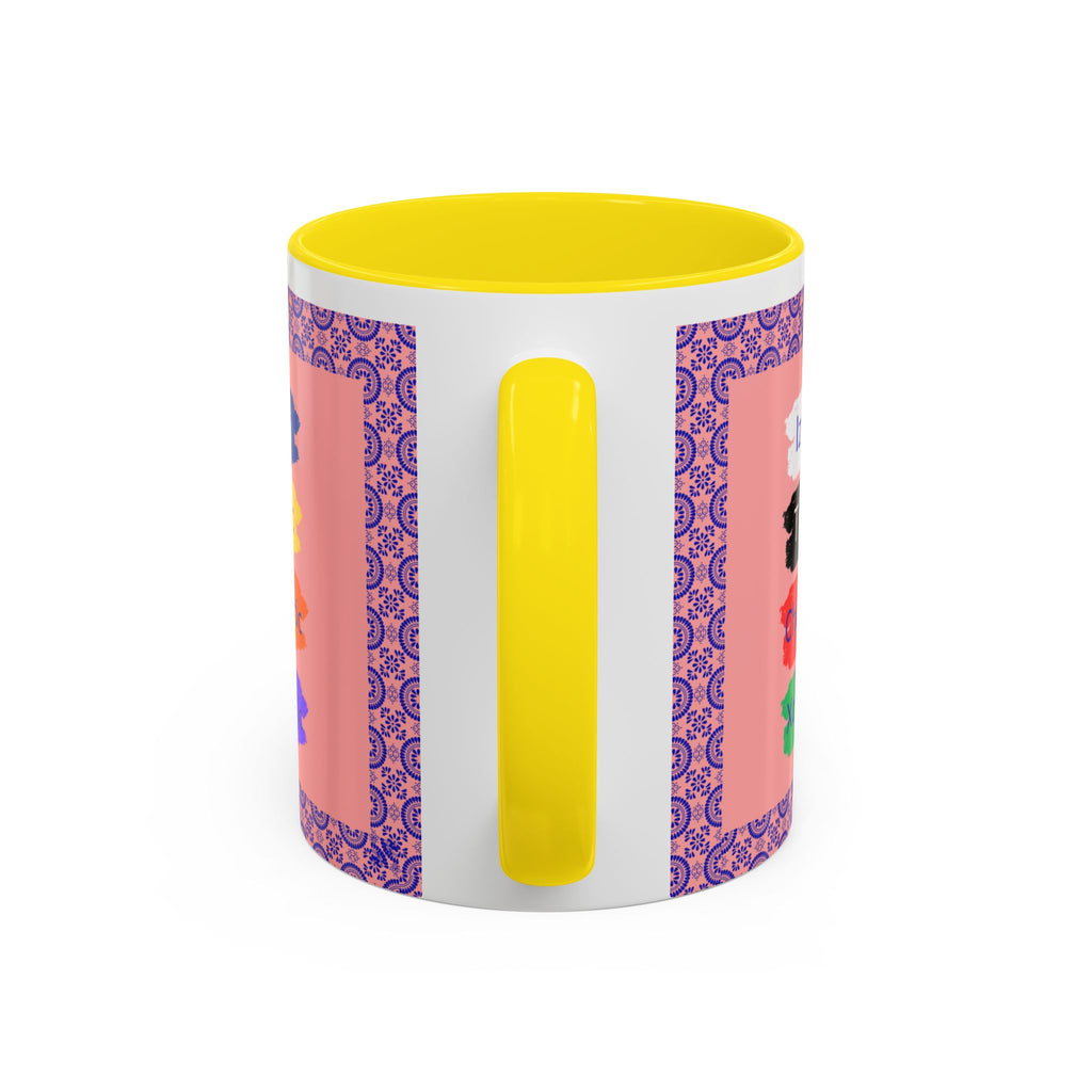 Un Traguito de Náhuatl | Learn Nahuatl Colors Mug | Tlaloc Coffee Mug (11oz)