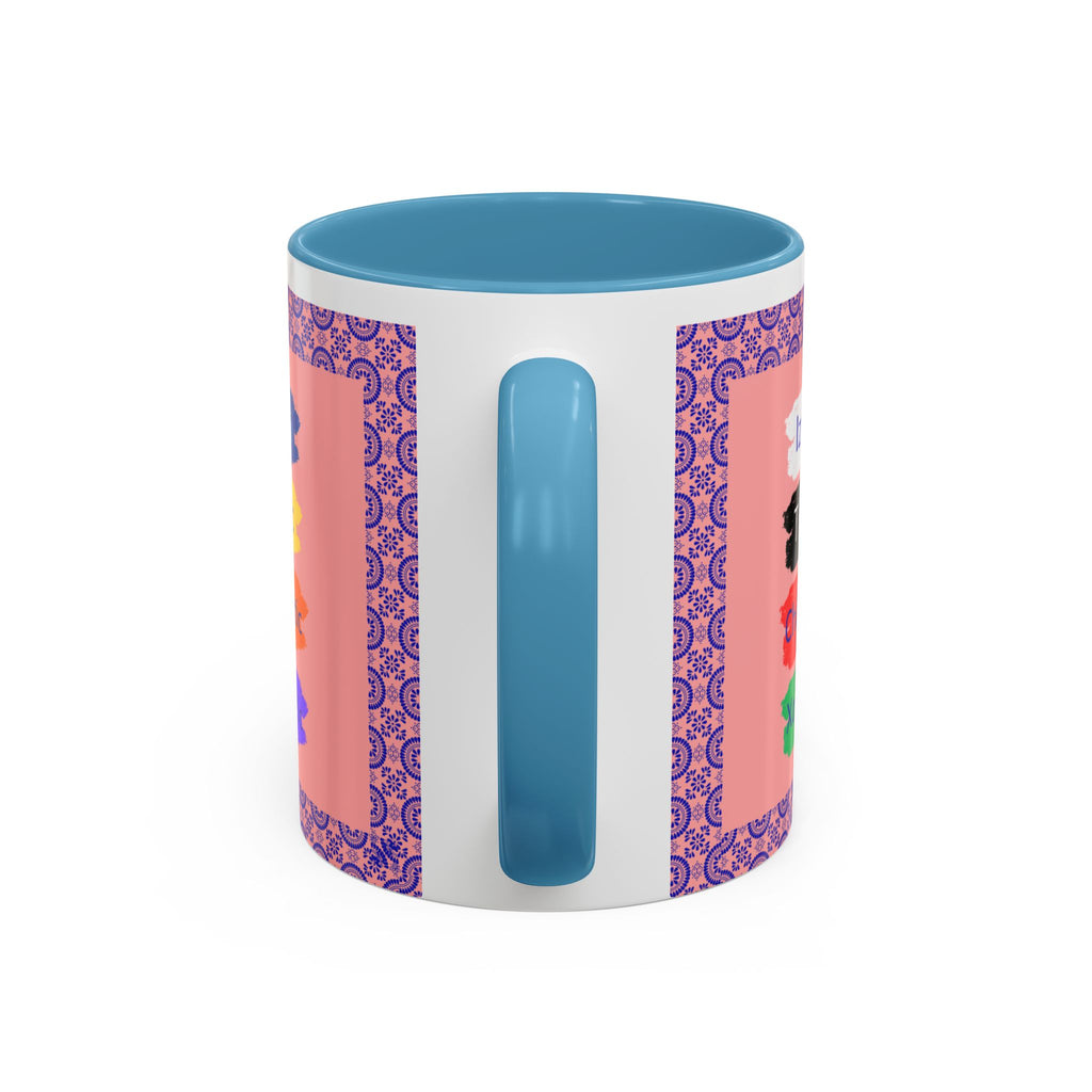 Un Traguito de Náhuatl | Learn Nahuatl Colors Mug | Tlaloc Coffee Mug (11oz)