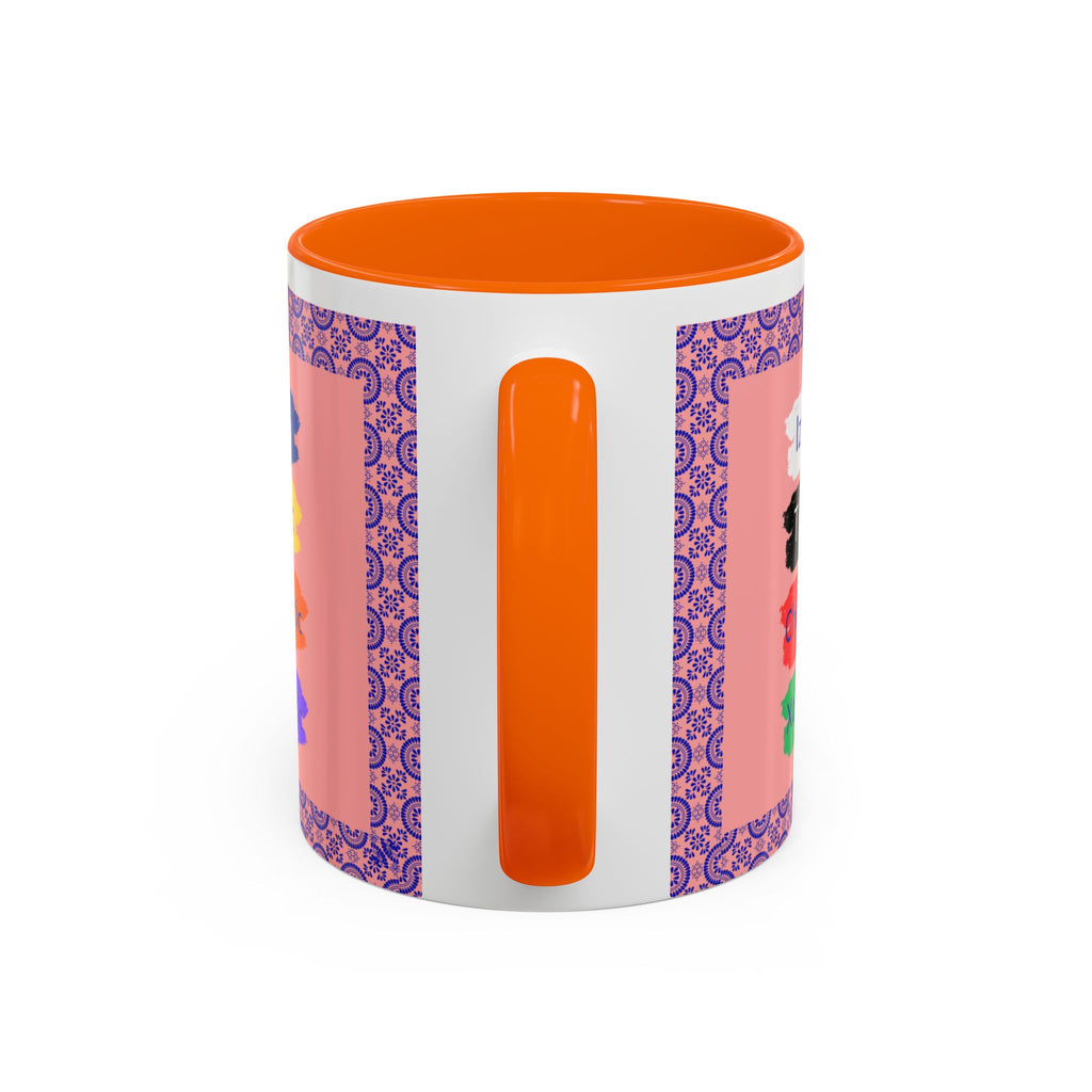 Un Traguito de Náhuatl | Learn Nahuatl Colors Mug | Tlaloc Coffee Mug (11oz)
