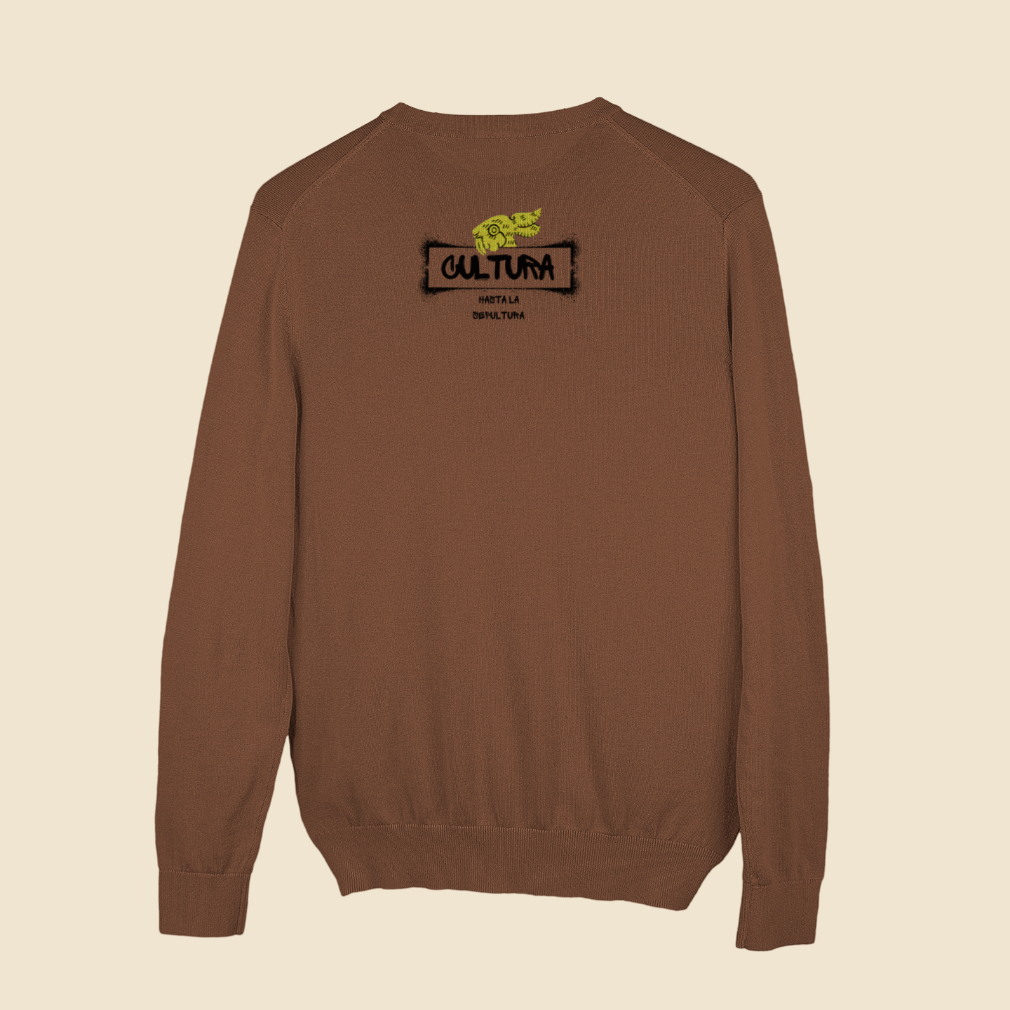 La Tierra Recuerda — Crew Neck Sweater (Brown)