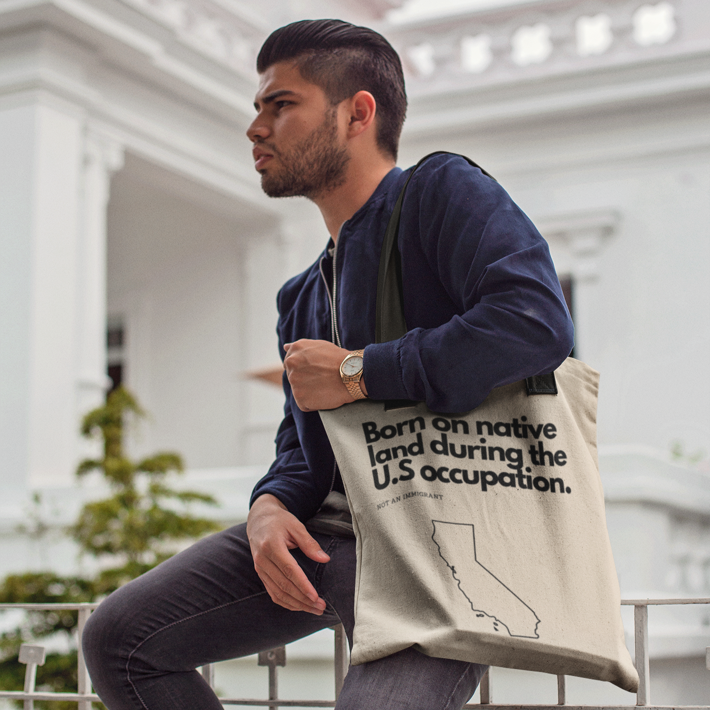 NOT AN IMMIGRANT Tote Bag