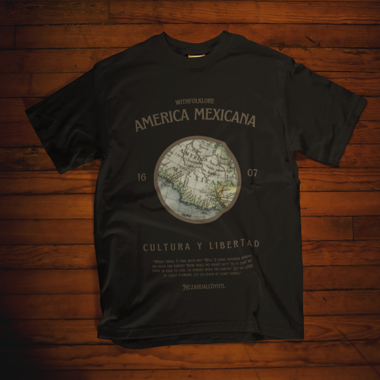 Map America Mexicana t-shirt